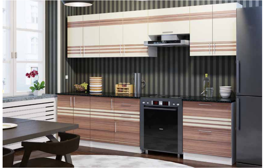 Рояль Кухонный гарнитур 2,6 м Гранд Микс