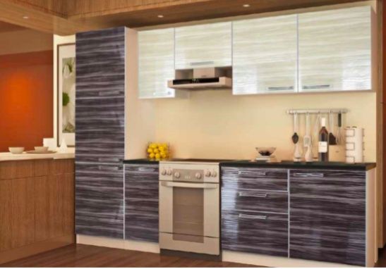 Кухонный гарнитур Гранд микс Алина 2.8 макасар темный